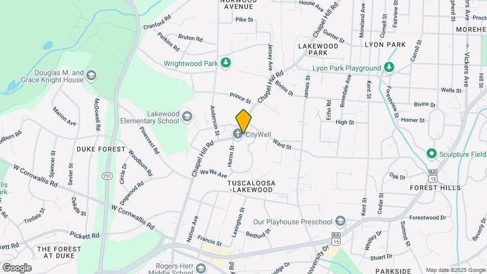 2311 Chapel Hill Rd Map and Location Details