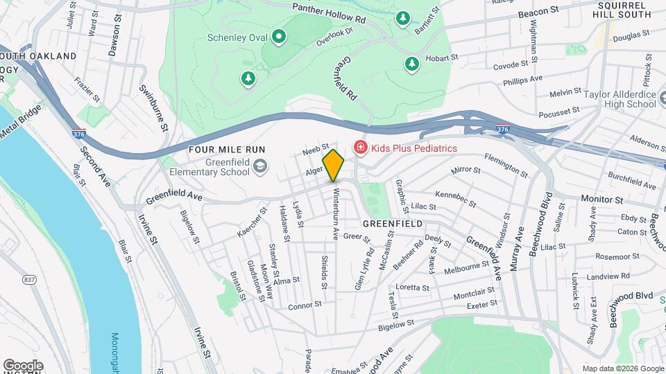 566 Greenfield Ave Map and Location Details