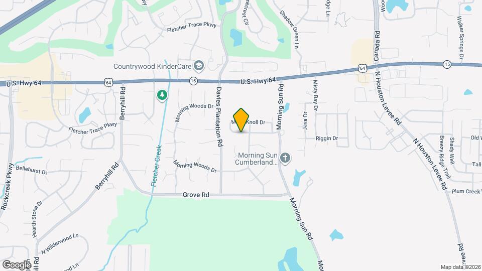 9555 Morning Shadow Dr Map and Location Details