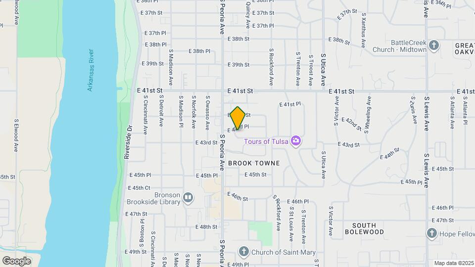 1331 E 43rd St Map and Location Details