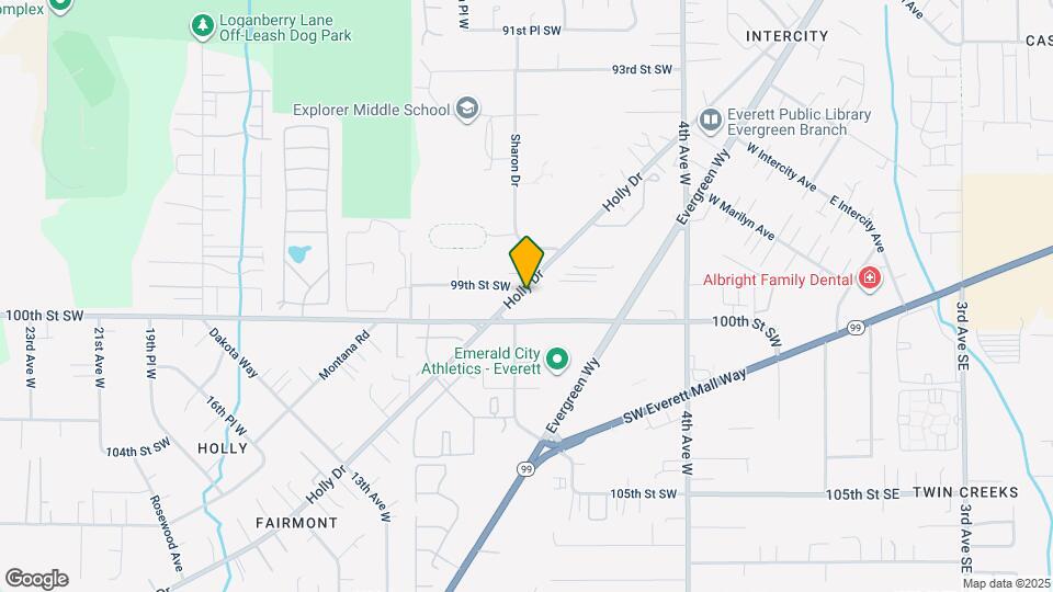 9917 Holly Dr Map and Location Details