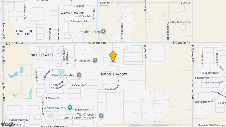 2097 E Paso Fino Dr Map and Location Details