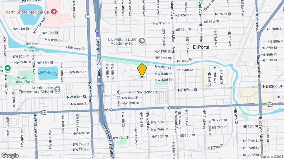 301 NW 83rd St Map and Location Details