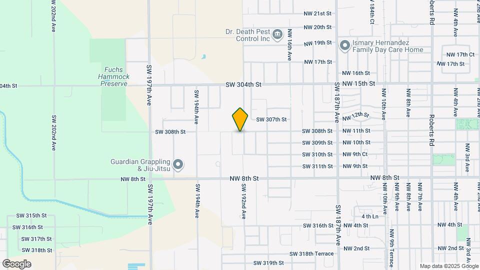30806 SW 192nd Ave Map and Location Details