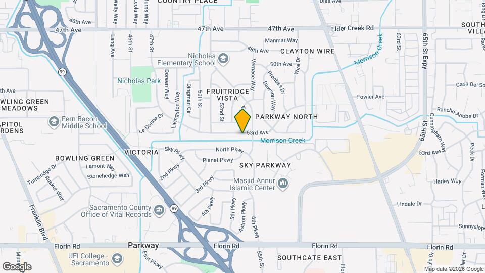 5400 53rd Ave Map and Location Details