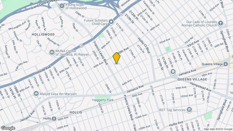 90-45 207th St Map and Location Details