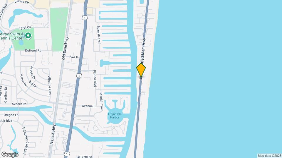 2525 S Ocean Blvd Map and Location Details