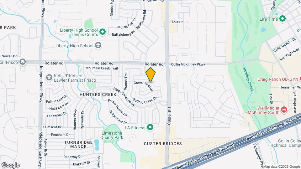 15846 Grove Crest Dr Map and Location Details