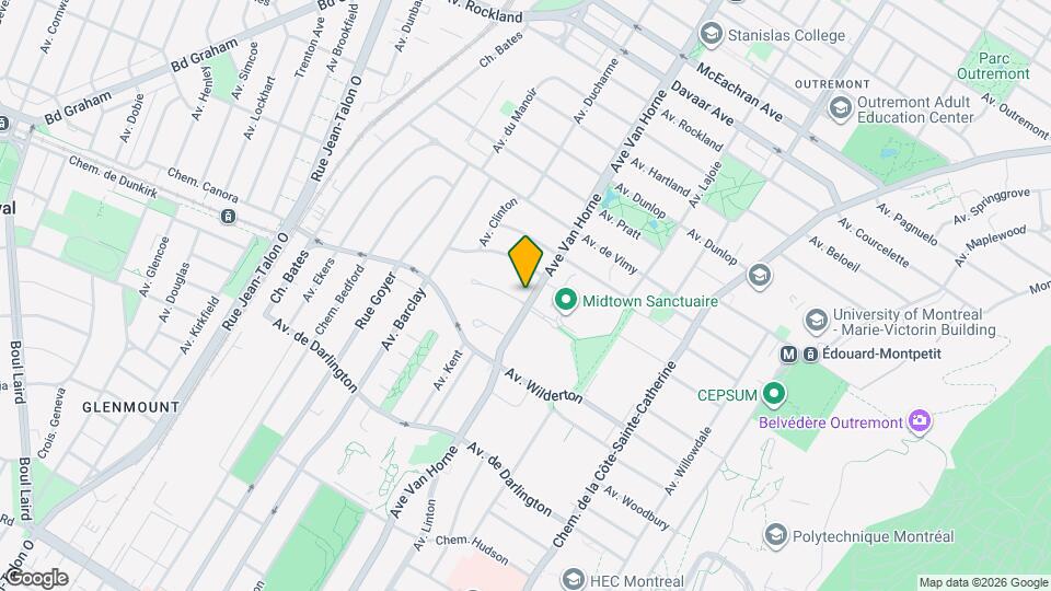 2155 Van Horne Av Map and Location Details