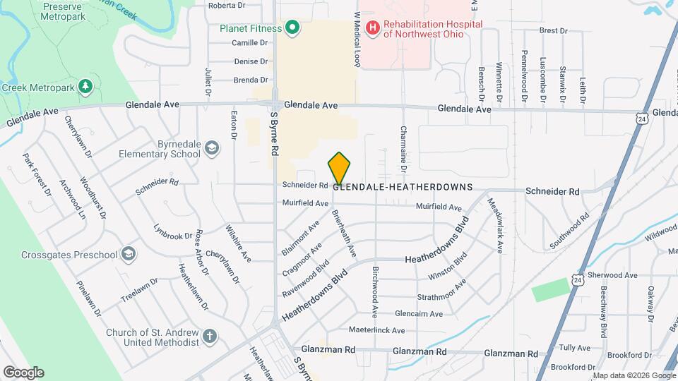 3265 Schneider Rd Map and Location Details