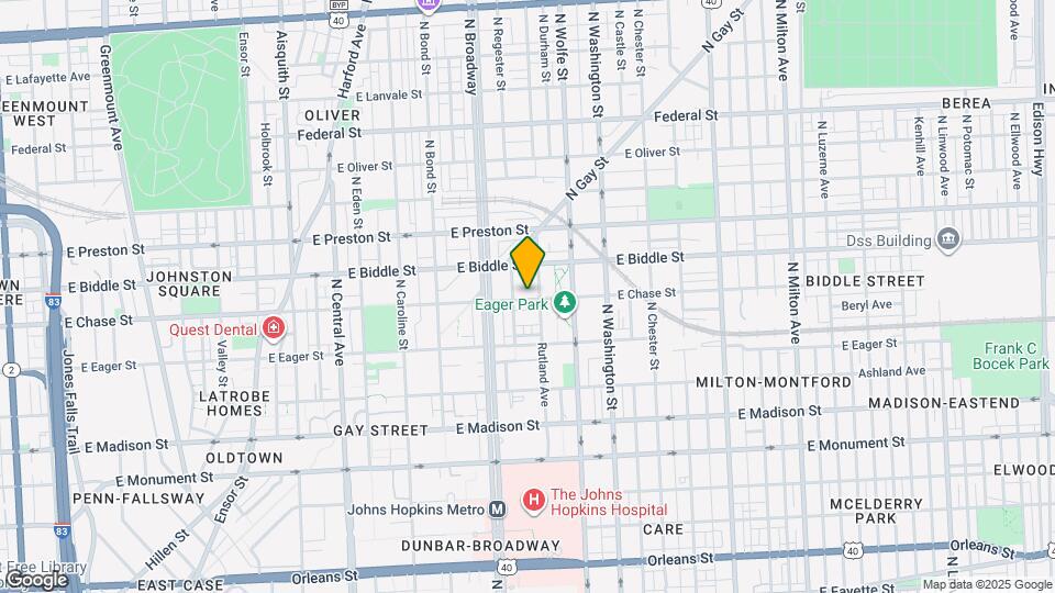 1730 E Chase St Map and Location Details