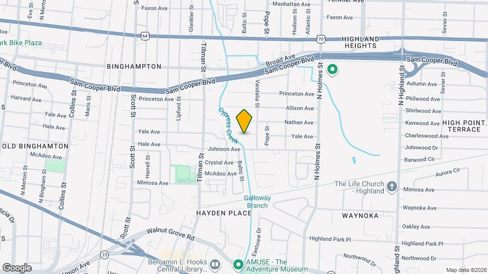 3105 Yale Ave Map and Location Details