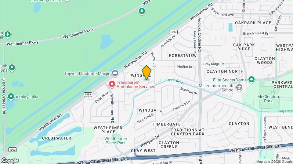 16007 Glen Mar Dr Map and Location Details