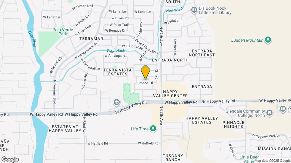 6780 W Bronco Trail Mapa y Detalles de la Ubicación