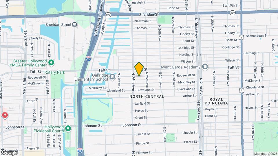 2530 Roosevelt St Map and Location Details