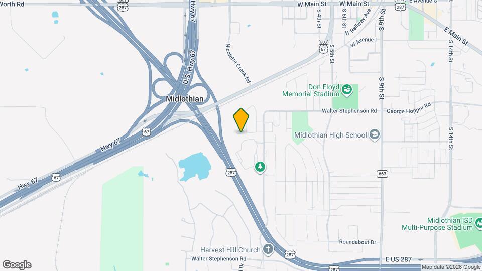 1036 Sierra Vista Ct Map and Location Details