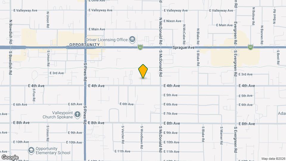 319 S Woodlawn Rd Map and Location Details