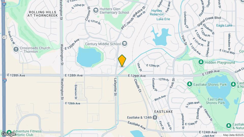 1440 E 128th Ct Map and Location Details