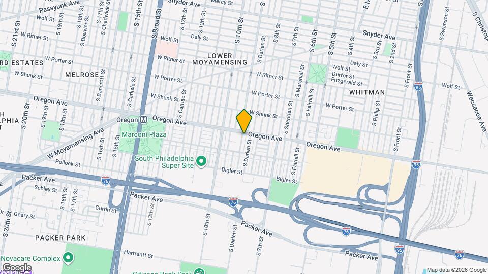 2707 S 9th St Map and Location Details