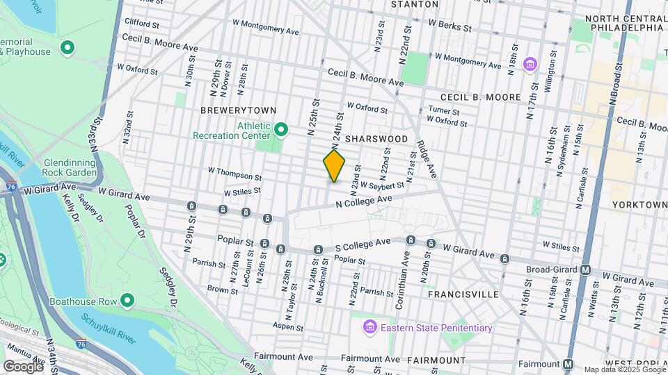 2341 W Thompson St-Unit -A Map and Location Details