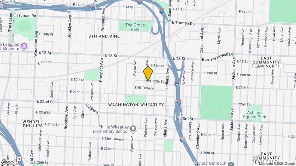 3205 E 20th St Map and Location Details