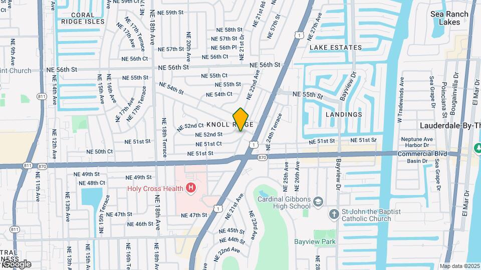 2291 NE 51st Ct Map and Location Details