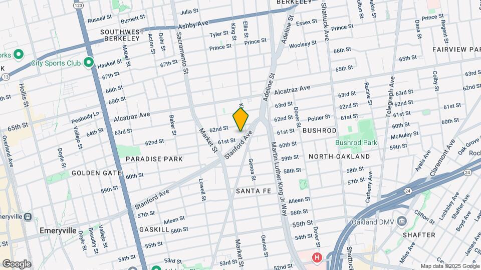 854 61st St Map and Location Details