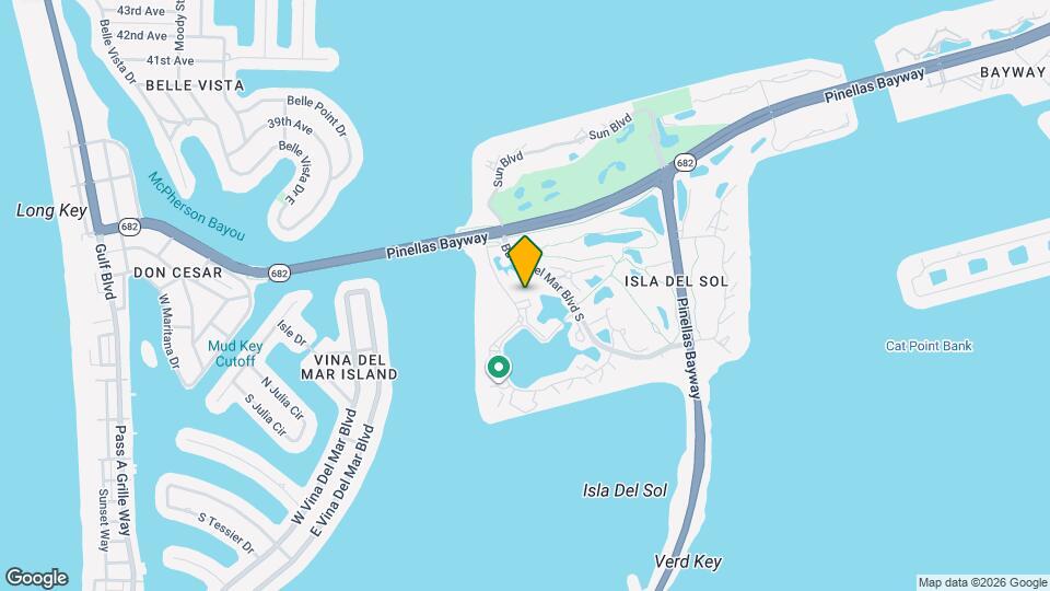 6020 Bahia Del Mar Cir N Mapa y Detalles de la Ubicación