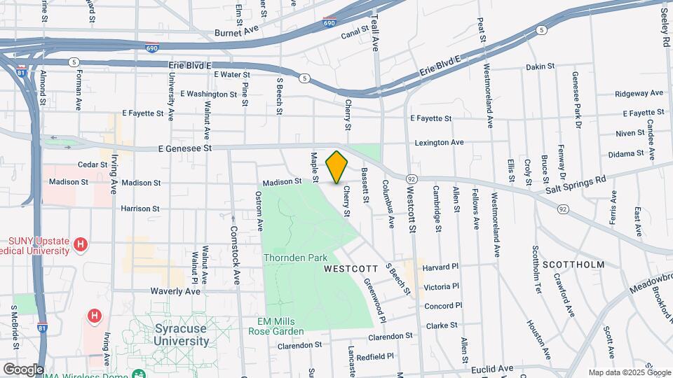 1322 Madison St Map and Location Details
