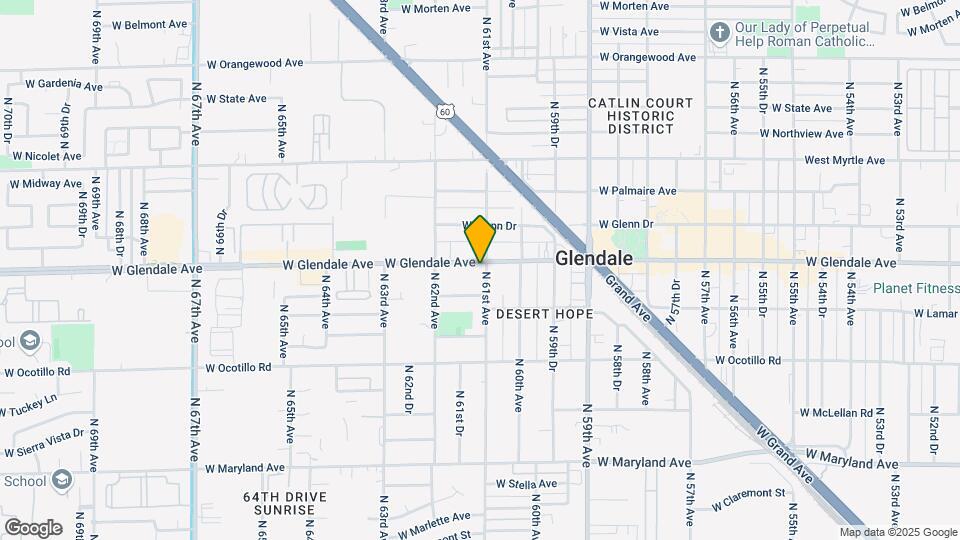6842 N 61st Ave Map and Location Details