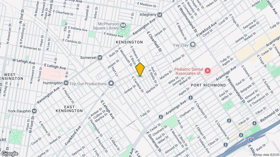 2069 E Monmouth St Map and Location Details