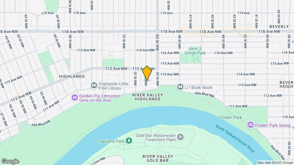 11115-11151 51 St NW Map and Location Details