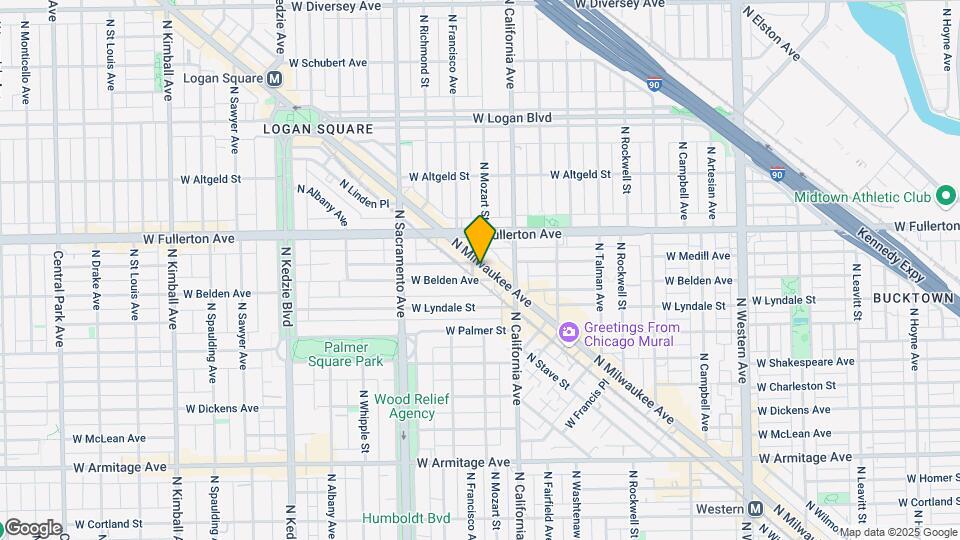 2338 N Milwaukee Ave-Unit -2A Map and Location Details