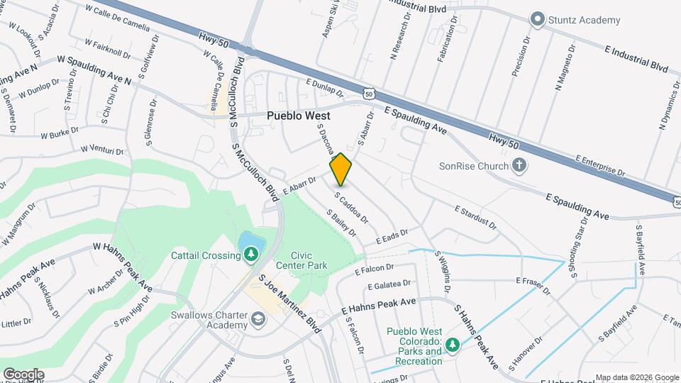 216 S Caddoa Dr Map and Location Details