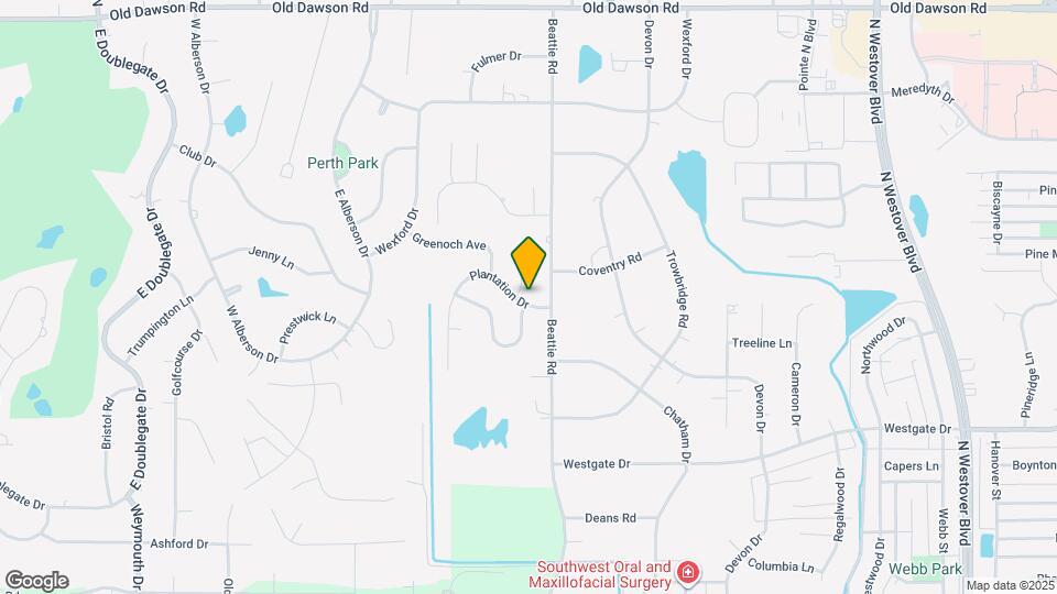 3403 Plantation Dr Map and Location Details