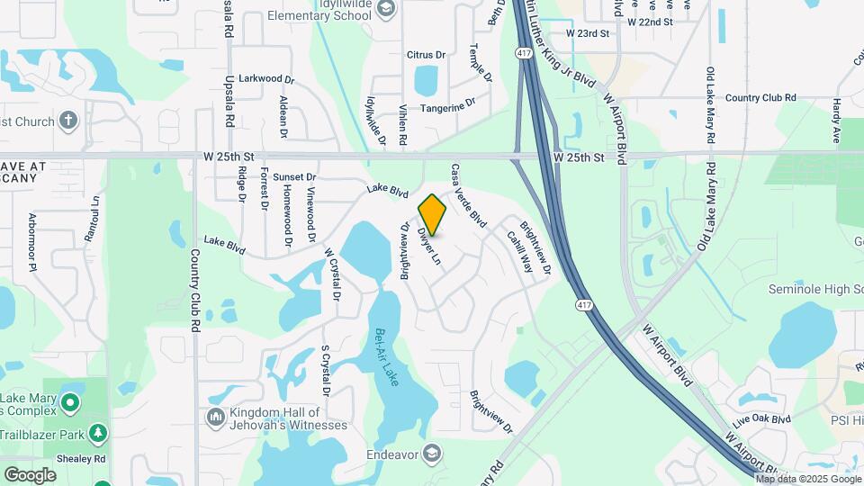 2543 Dwyer Ln Map and Location Details