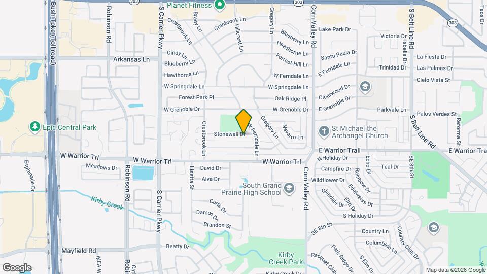 617 Stonewall Dr Map and Location Details