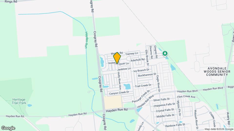 5635 Holly River Ave Map and Location Details