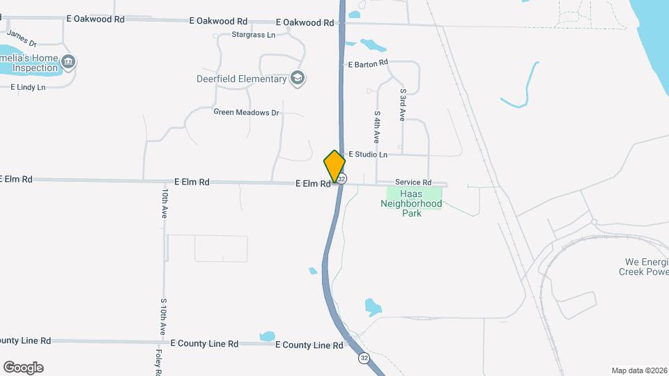 4023 E Elm Rd Map and Location Details