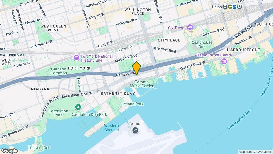 500-5500 Queens Quay W Map and Location Details