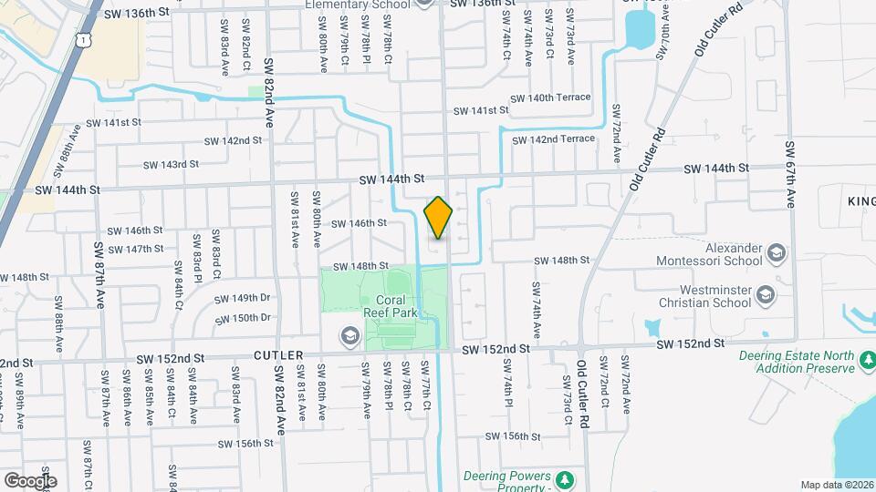 14615 SW 77th Ct Map and Location Details