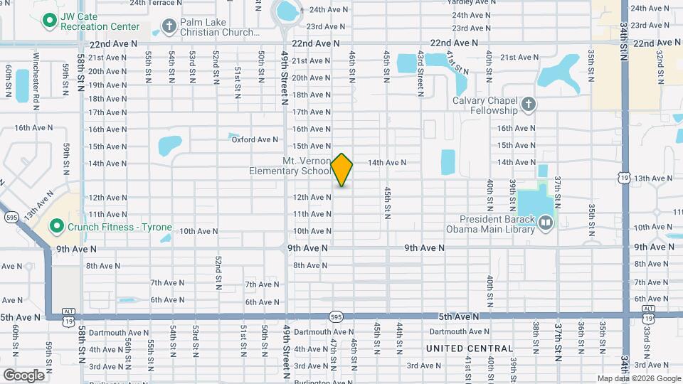 4637 12th Ave N Map and Location Details