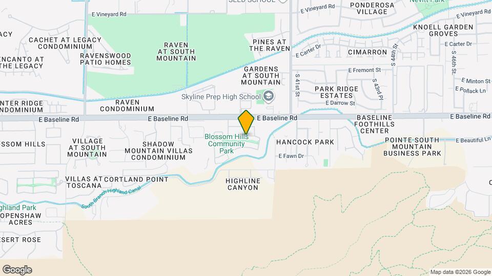 3853 E Branham Ln Map and Location Details