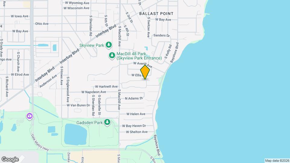 2914 Bayshore Pointe Dr Map and Location Details