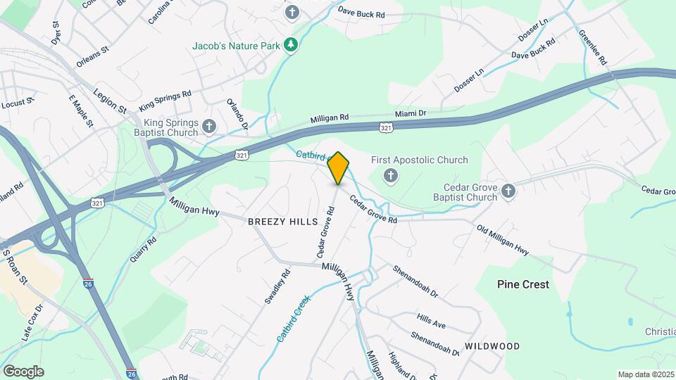 924 Cedar Grove Rd Map and Location Details