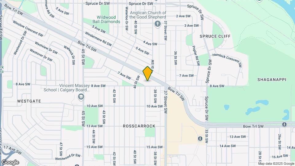 4014 8 Av SW Map and Location Details