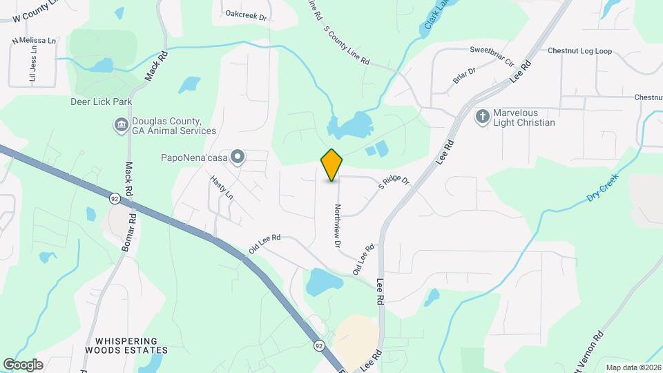 8745 Northview Dr Map and Location Details