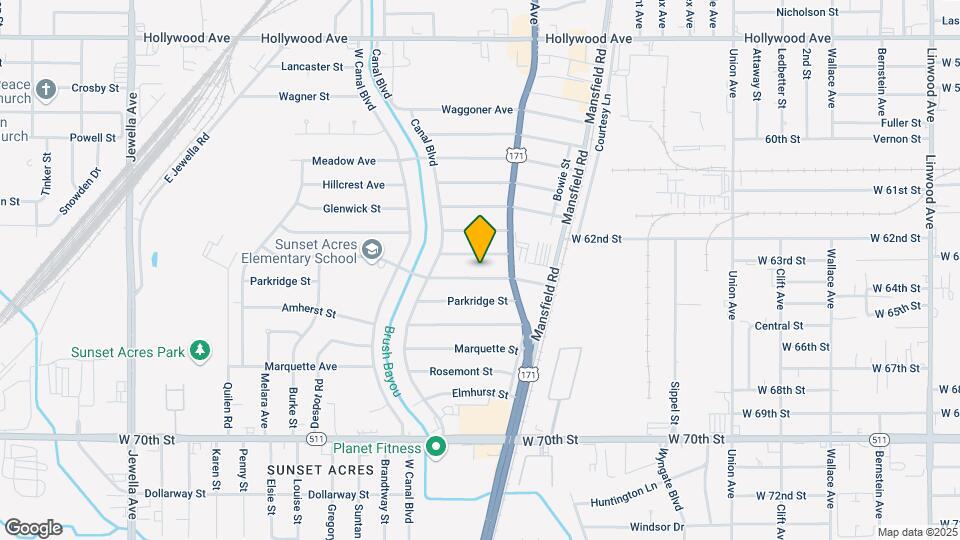 2730 Sunnybrook St Map and Location Details