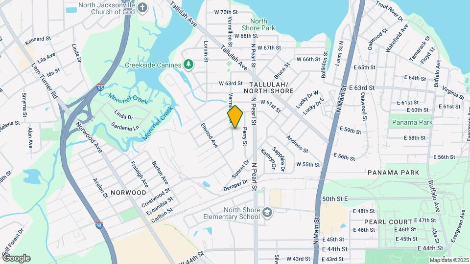 6637 Vermillion St Map and Location Details