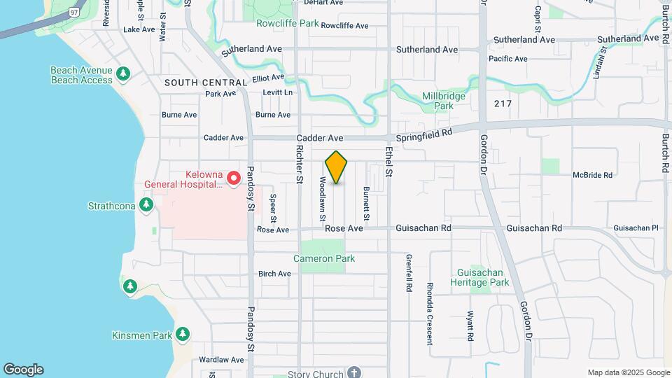 2209 Woodlawn St Map and Location Details